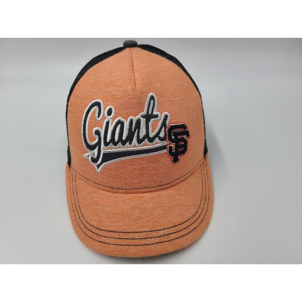 Women San Francisco Giants New Era 9Forty Mesh Snapback Hat Cap MLB Orange Black